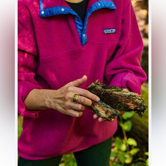 Patagonia Jackets & Blazers - Vintage Patagonia Women’s 1/4 button Snap-T Synchilla pullover - Size 8